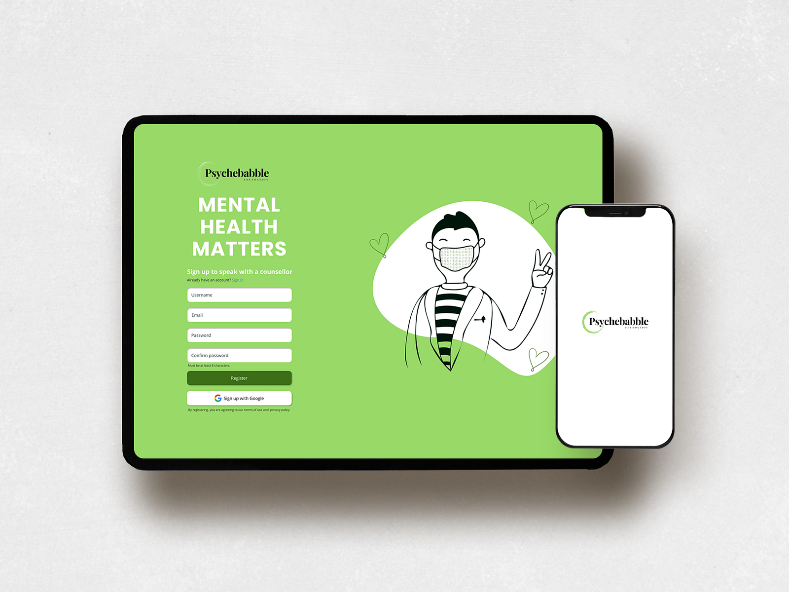 mental-health-app-sign-up-landing-page-by-jossyukam-on-dribbble