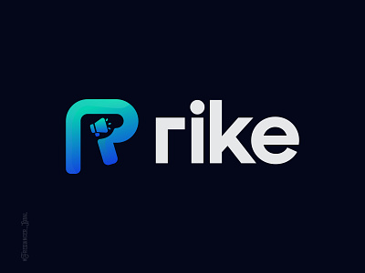 RIKE - Marketing Logo Design, Agency Logo Mark agency logo branding business logo digital marketing graphic design icon logo logo design logo designer logo mark logos mark marketing logo modern logo r logo social media marketing startup logo
