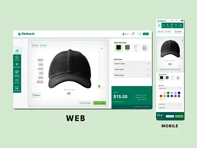 Clothing Customization Platform – UI Concept apparel design clothing ecommerce custom apparel custom clothing ecommerce ui fashion ui fashion website minimal ui modern ui product customizer ui design ux design website design