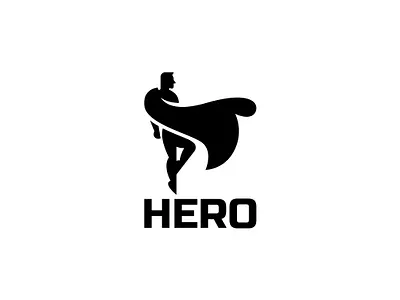 HERO LOGO adobe illustrator branding design graphic design hero logo logo design modern simple unique vector