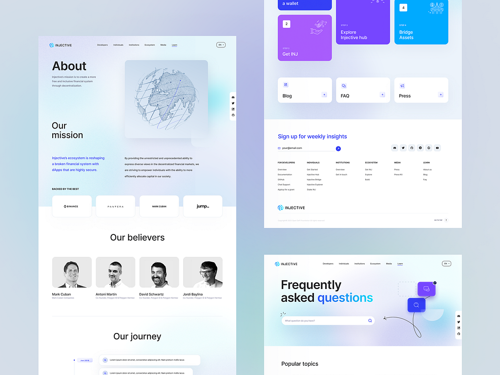 Injective by Lukasz Jackiewicz for visux on Dribbble