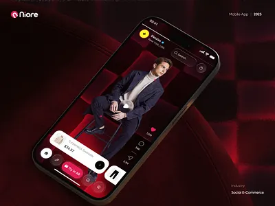 AR Social eCommerce App Design | AR Try-On UI | AI Stylist ai styling app ar ar fashion app ar scanner ui ar shopping dark fashion ui digital fashion tech ecommerce shop fashion interaction ui fashion interface fashion mobile ui fashion retail ui fashion shopping fashiontech ui futuristic ui design social commerce design try on ui