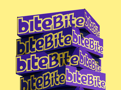BiteBite – Restaurant Brand Logo & Visual Identity Design brand logo branding chunky logo creative logo fastfood fastfood logo ikhstudio logo logos minimal logo minimalist logo modern logo playful logo restaurant logo snack logo