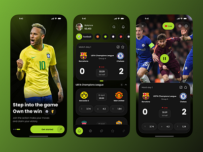 Live Sports Streaming App app app design football app gambling app live score live scores live sports live streaming mobile app mobile app design sport sport app sports sports betting streaming app