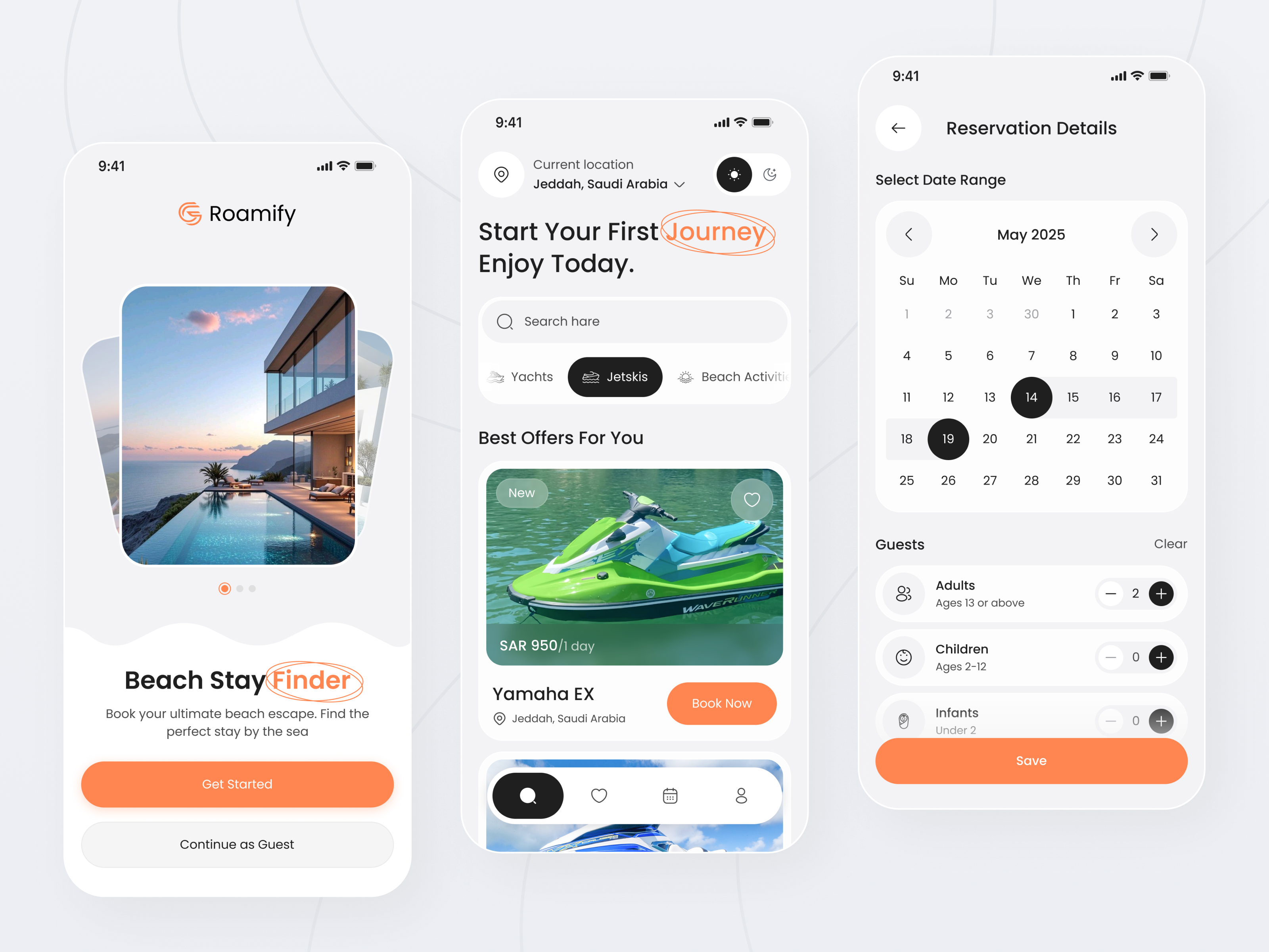 Example of Mobile App UI/UX Design