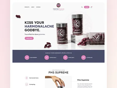 Twisted Pelican : Landing Page / Home Page UI apps arnoxweb candylovers company corporate creative deluxegummies design foodbranding gummiesbrand interface landingpage twistedpelicangummies uidesign uiux uiuxdesign uxdesigner webapp website webui