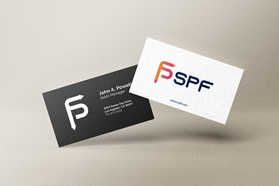 SPF Logo Design/Minimal logo Design agrafixer branding design graphic design illustration logo logodesign vector