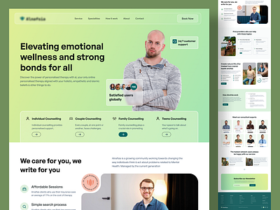 Mental Health Website clinic doctors healthcare telemedicine medical website mental health mental health app mental health clinic website mental health landing page mental health landingpage mental health saas mental health web app online therapy psychotherapy telemedicine telemedicine health platform therapist website design uiux design web design