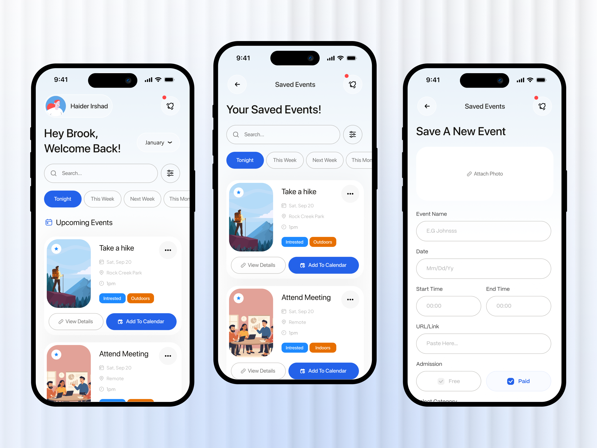 Example of Mobile App Design