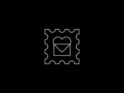 Email Subscription Icon | Iconography brand icons business icon clean icon ecommerce ecommerce icon email icon envelope heart icon icon icon design icon designer icons line icon love icon monoline icon postage stamp simple icon stamp stamp icon startup icon