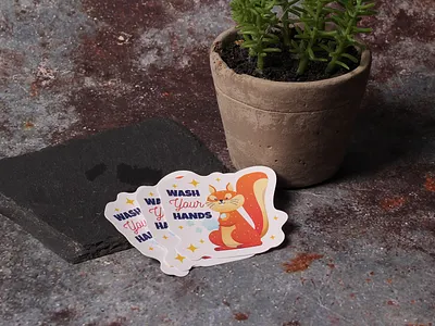 Die Cut Sticker Custom Shape Matte Finish