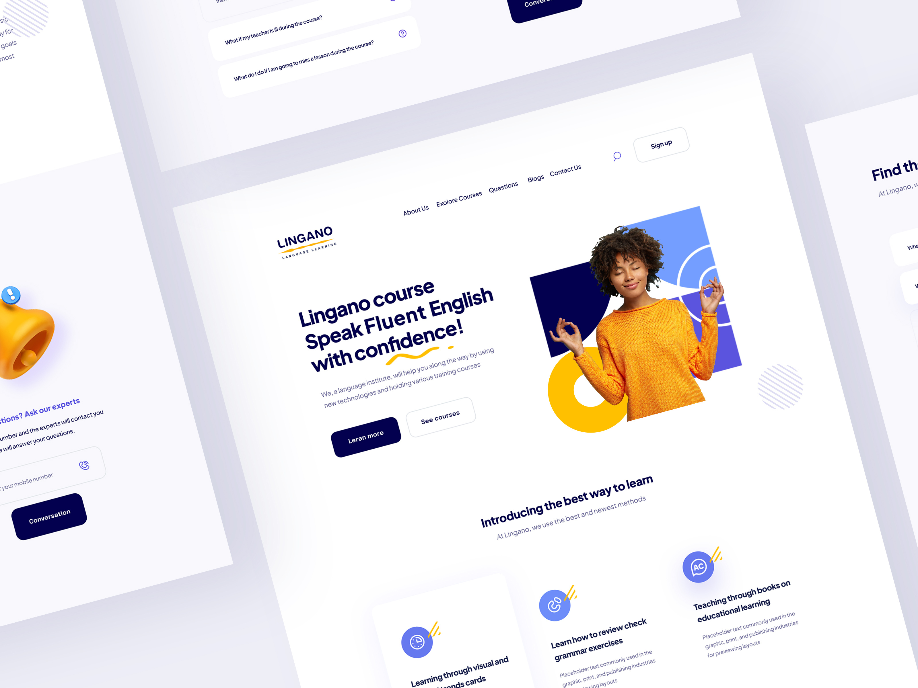 Lingano - Language Learning course duolingo e learning education english hompage landing page language language app language learning language school learning online courses school speaking student study teacher teaching translate