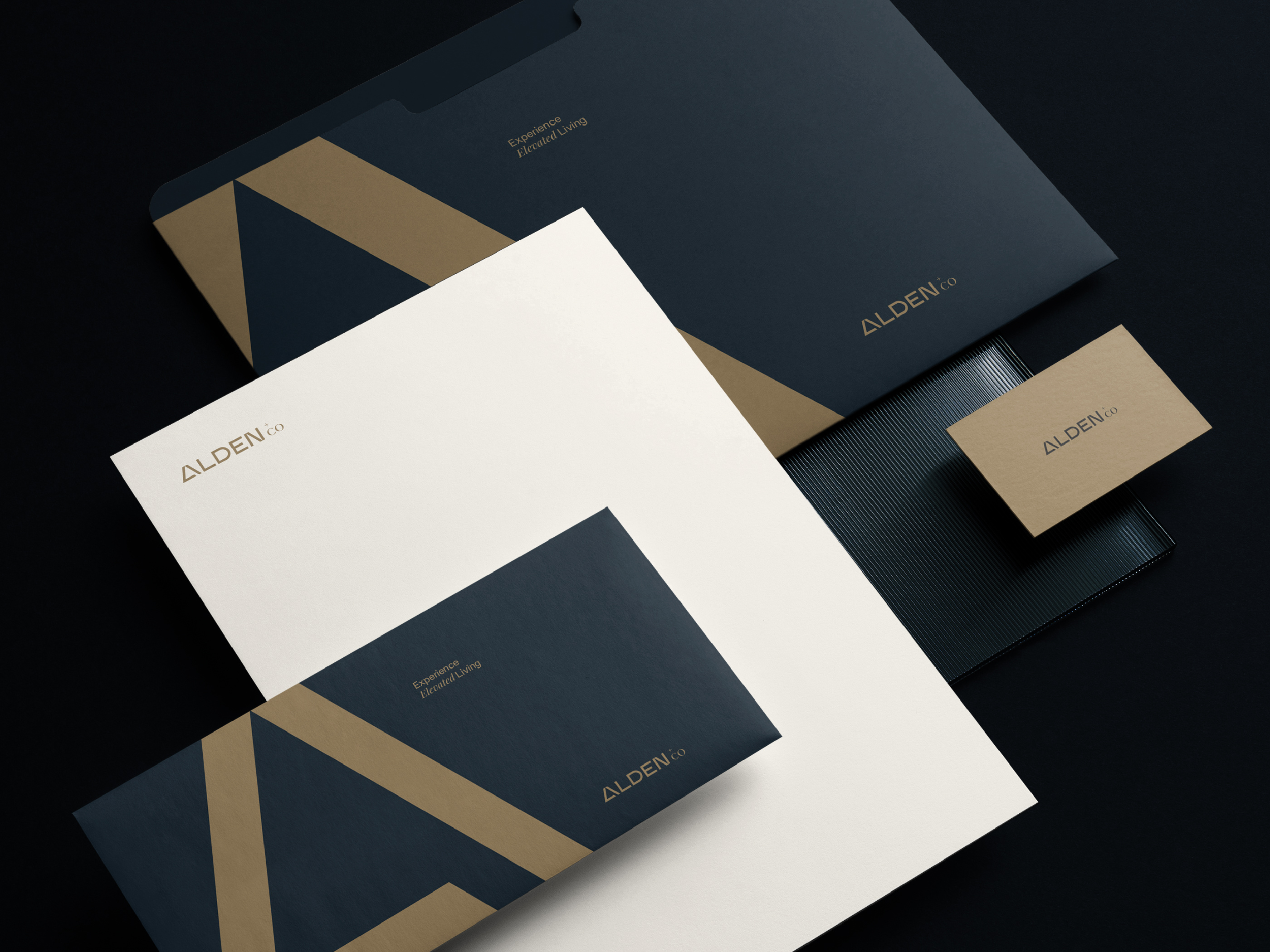 High end branding, Luxury logo design a letter logo adobe illustrator advertising beige blue brand design brand identity branding design gold graphic design graphic designer identity logo logo design logotype navy typography uiux visual identity