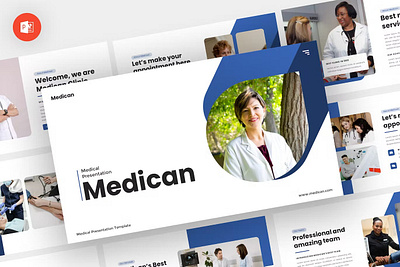 Medican - Medic Powerpoint Template annual business clean corporate download google slides keynote pitch pitch deck powerpoint powerpoint template pptx presentation presentation template project report slidemaster slides template web