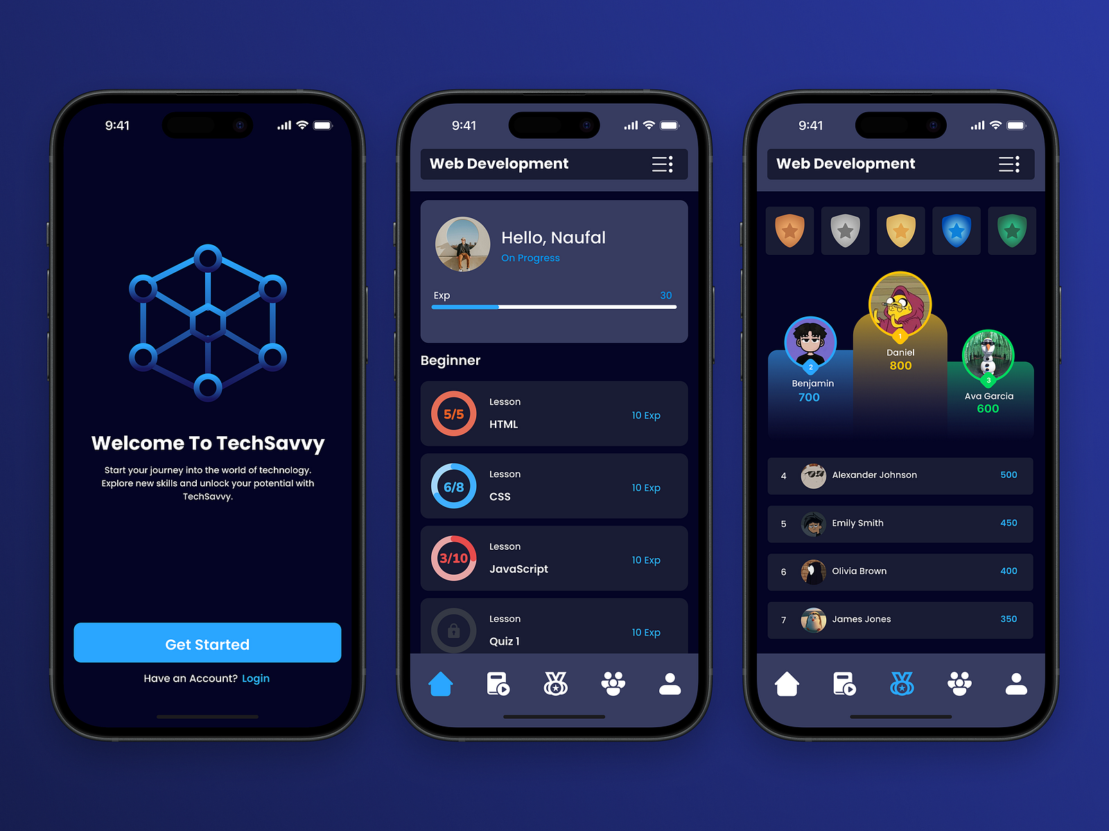 Education Mobile Apps UI/UX Design by Naufal Yazid on Dribbble