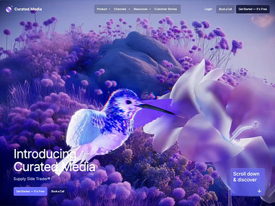 No-Code 3D Website Featured on Muzli! 3d 3d website 3d websites animation branding design illustration marketing creative 3d website marketing website no code 3d website no code website saas website tech 3d website ui webgl websites