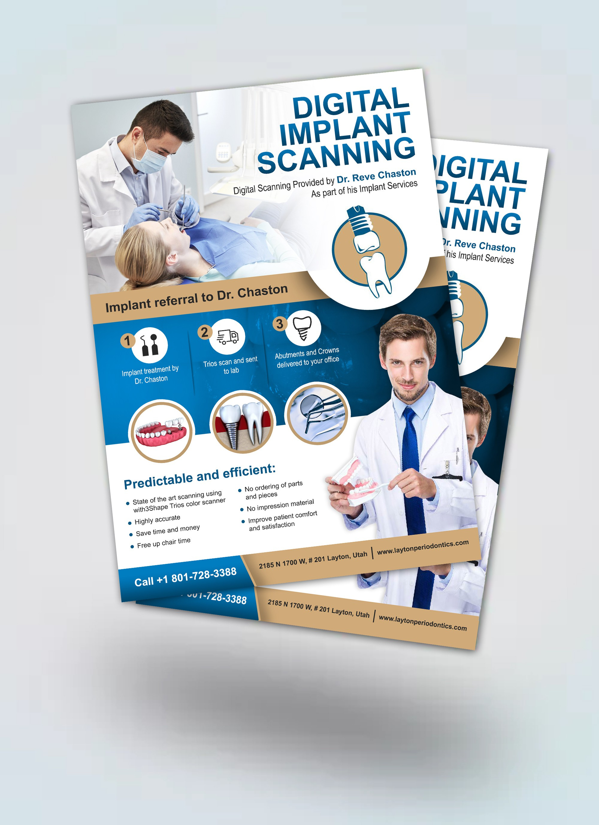 Example of Custom Medical Flyer Design Premium