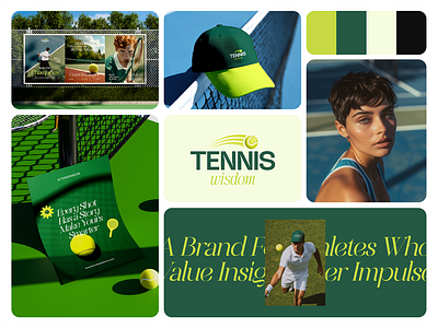 Tennis Wisdom: A Fresh Take on Modern Sports Branding blesscreation branddesigner brandinginspiration creativebranding designshowcase dribbbleshots modernbrandidentity sportsbranddesign sportscreative tennisbranding visualidentitydesign