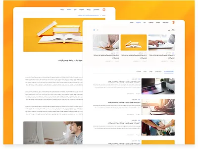 Avihang Website design education educational blog ui product design ui uix ux