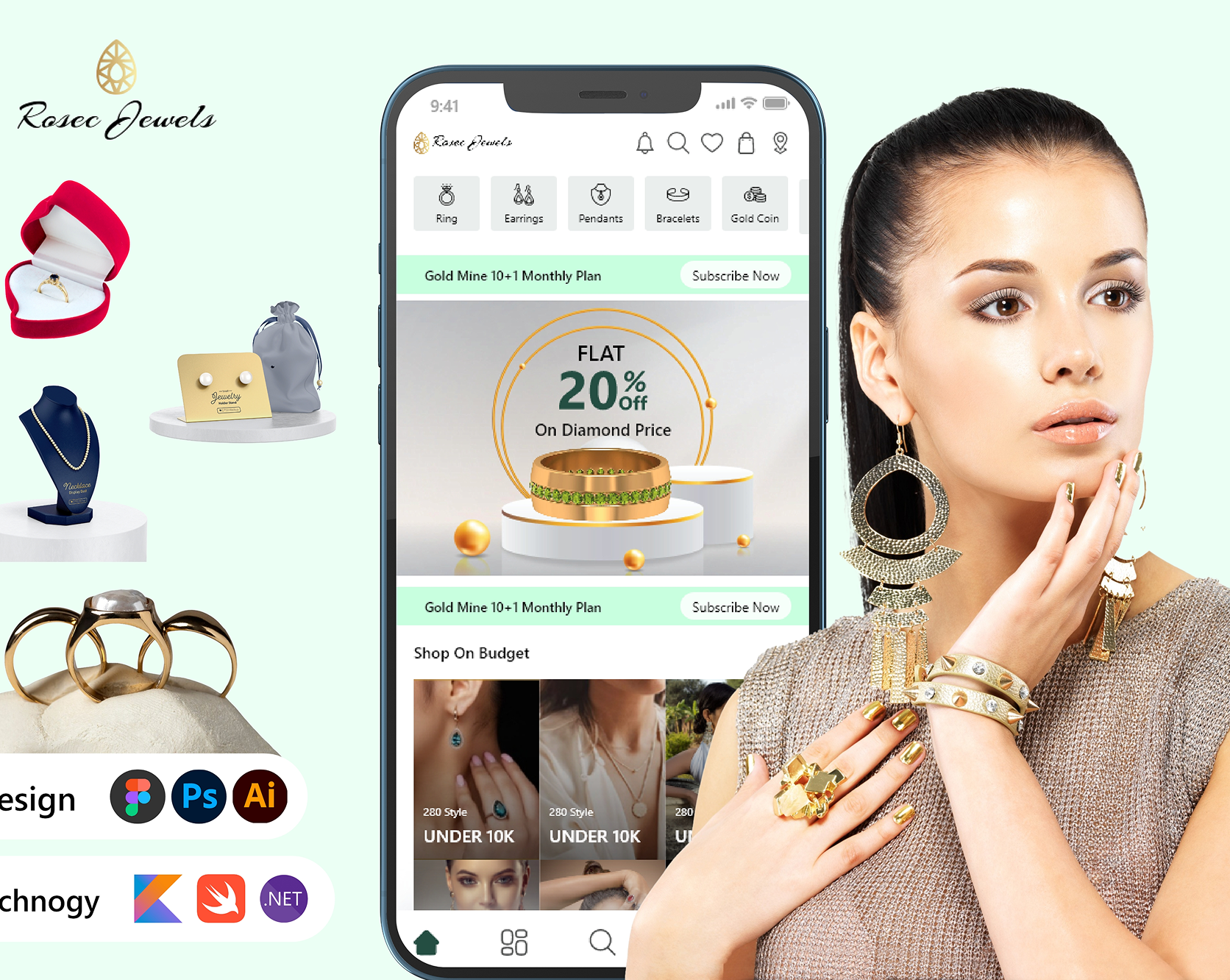 Jewelry App UI app ui