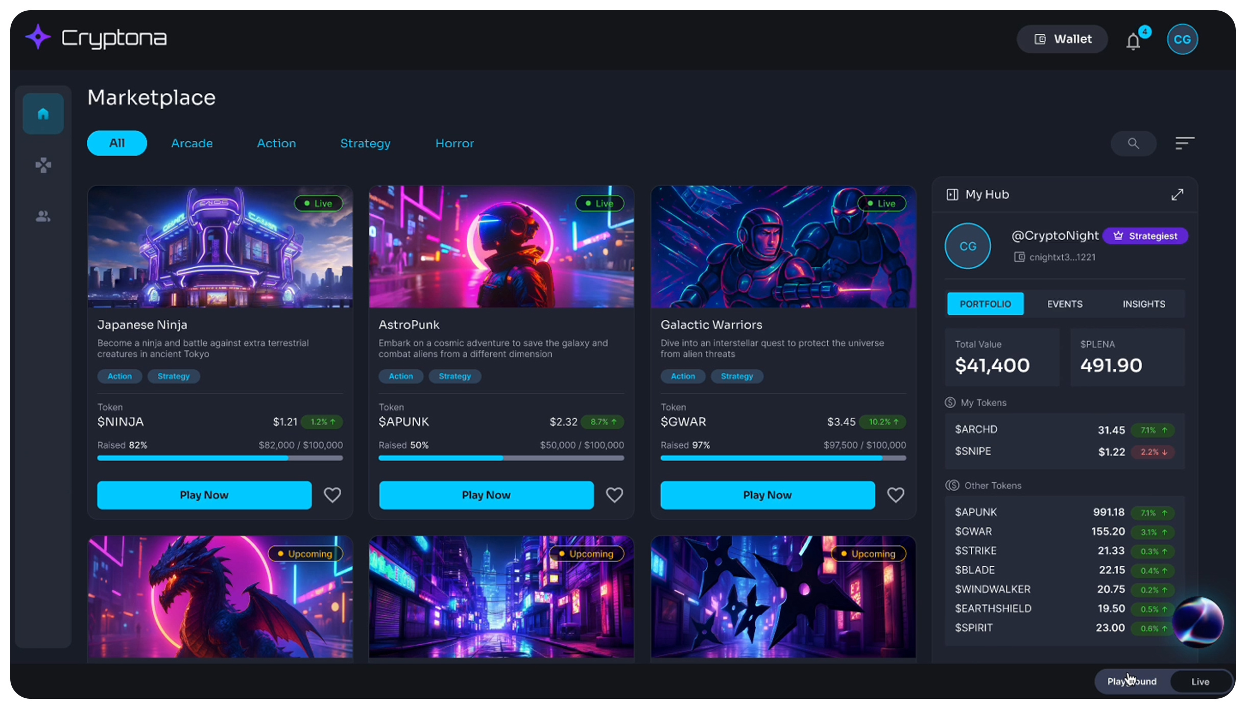 Example of Web App UX & UI Design