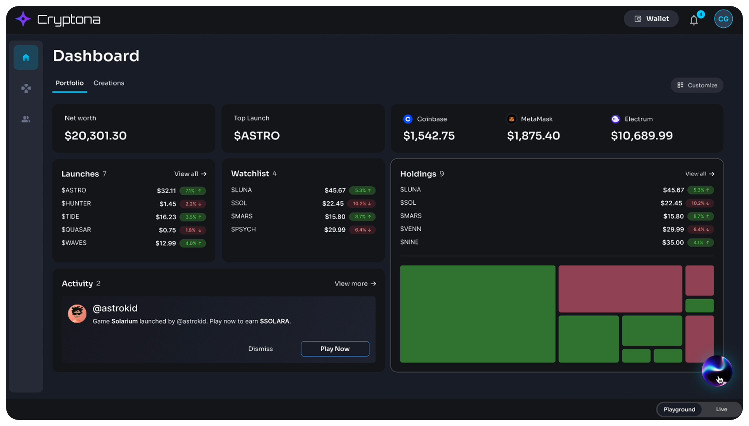 Example of Web App UX & UI Design