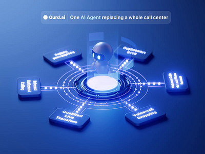 3d header for ai platform 3d 3d motion 3d robot ai animation ai robot crypto hero animation json animation lottie lottie animation motion motion graphics robot web3 website animation