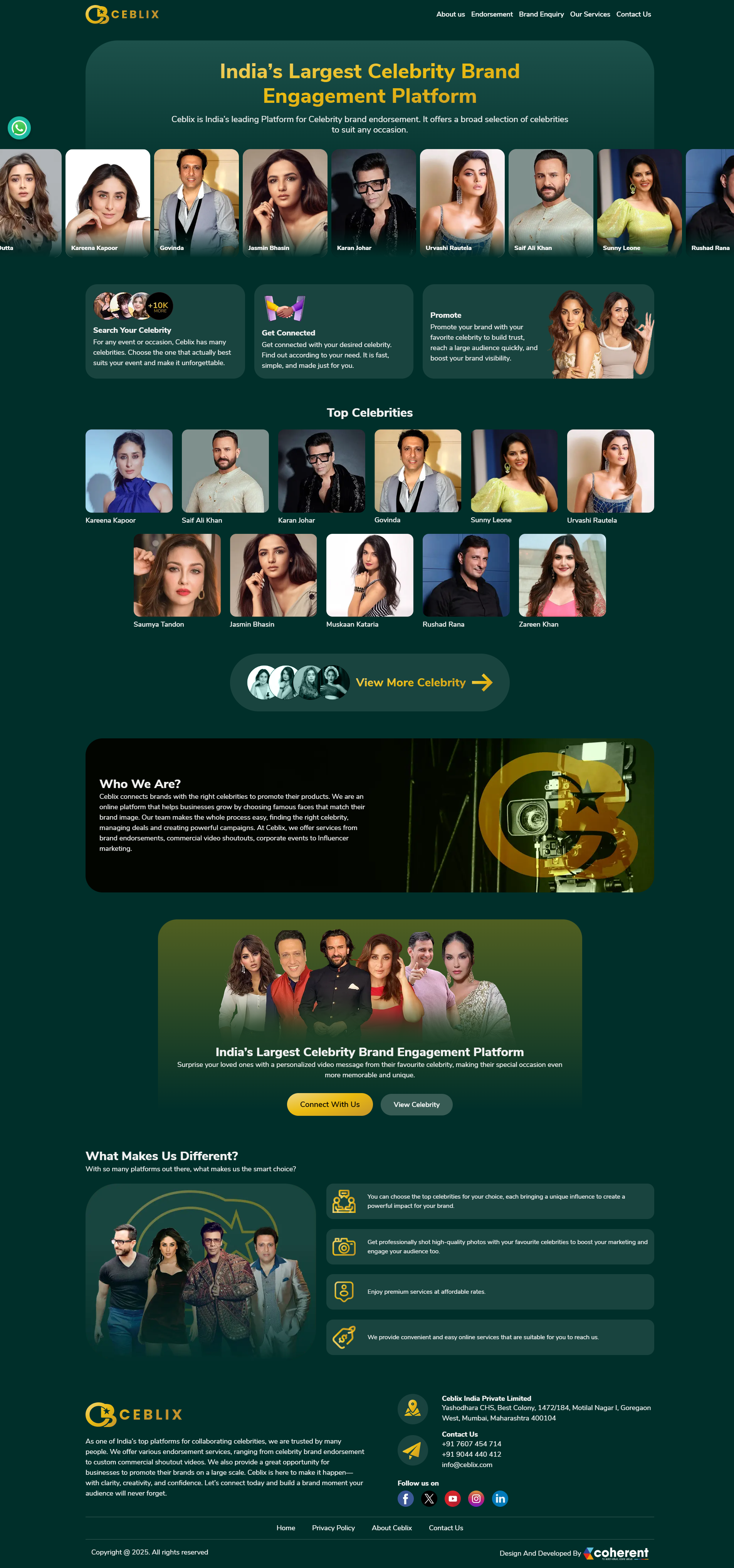 Media platform web ui