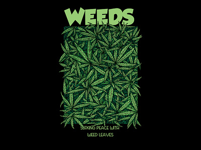 Weeds Leaf Illustration isolated