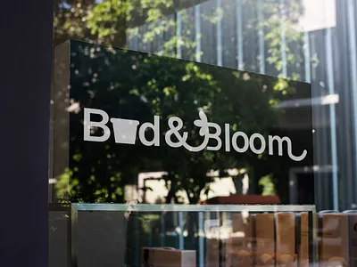 Bud & Bloom - Brand Design brand design brand identity branding graphic design logo logo design plant shop sustainability