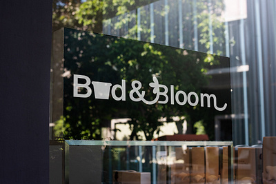 Bud & Bloom - Brand Design brand design brand identity branding graphic design logo logo design plant shop sustainability