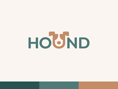 Hound Wordmark Logo alfrey davilla animal brand branding clever creative dog dog logotype dog wordmark grooming hound identity illustrative logo logo logotype pet simple vaneltia visual identity wordmark