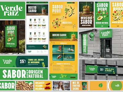 Vegan Branding branding colorful food fun health vegan