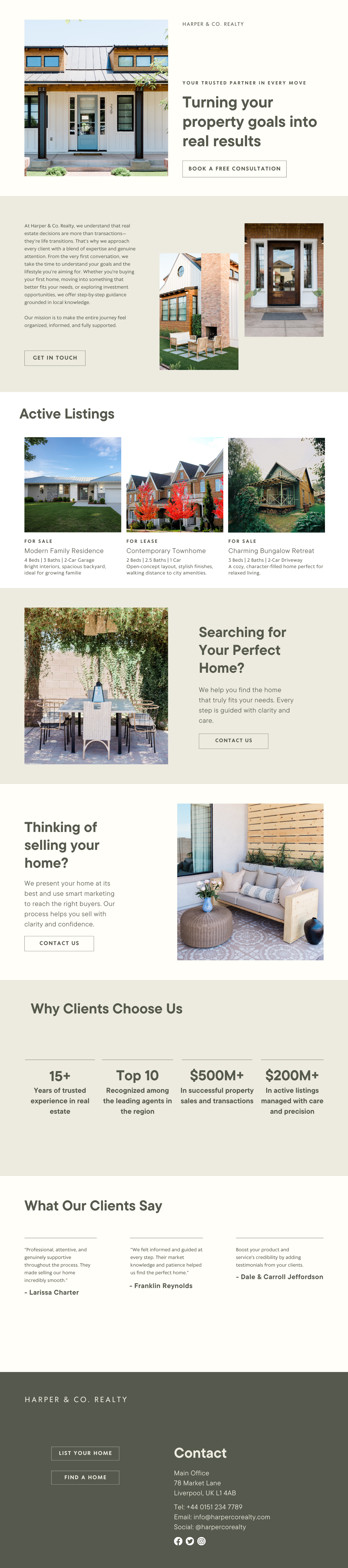Real Estate Agency Website Design 🏡 agency website clean design figma design landing page luxury real estate minimalist design modern website one page website portfolio website property listing property website real estate branding real estate design real estate landing page real estate website realtor website responsive design ui ux design web design website design