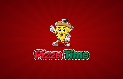 Mascot logo, logo character art design illustration logo logo character pizza logo mascot logo