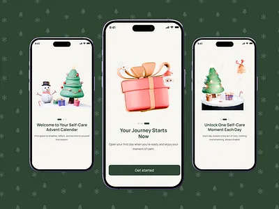 Advent Calendar Onboarding Screen advent calendar christmas christmas calendar