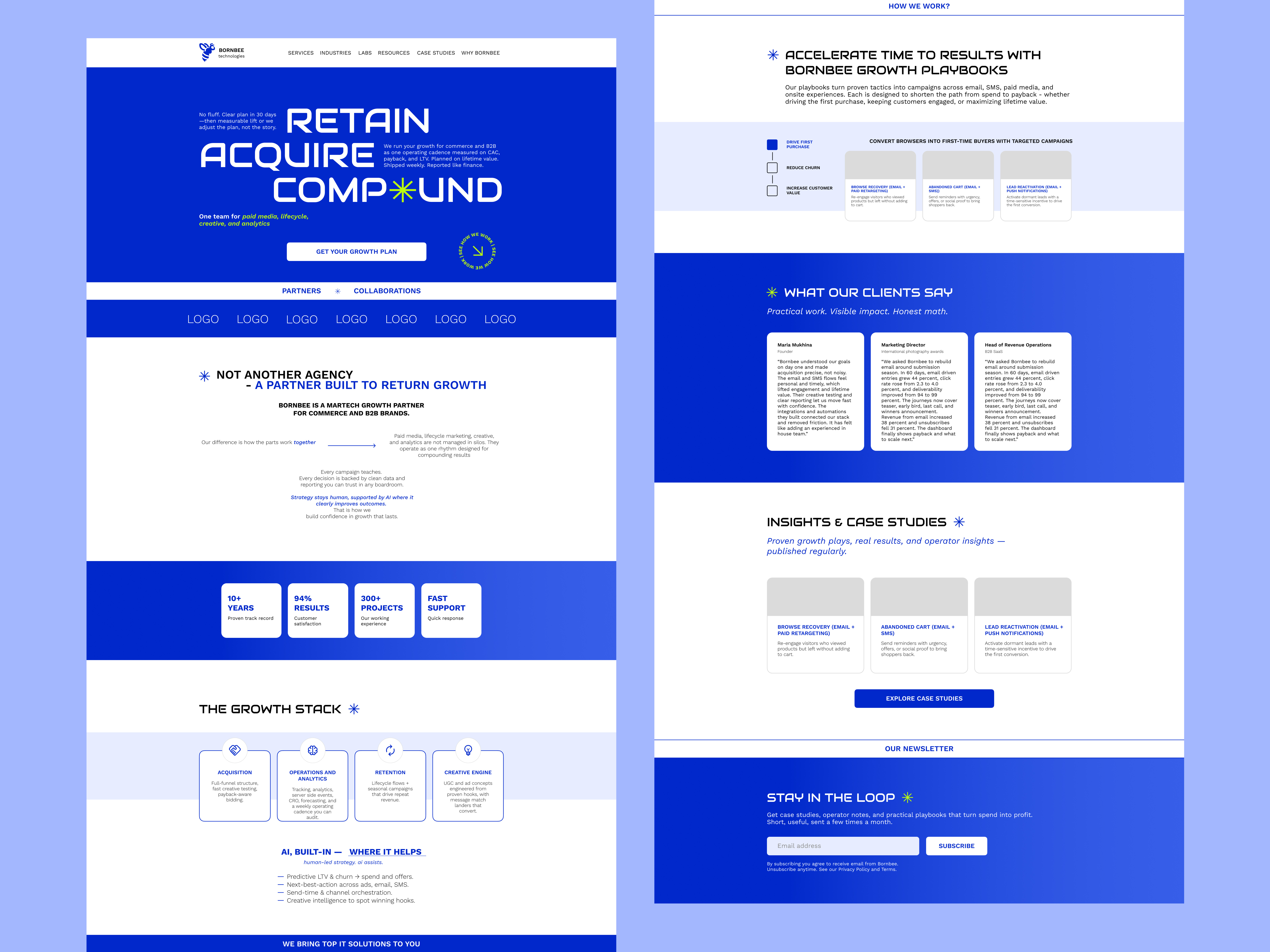 Website Design for Marketing Agency figma marketing agency ui uxui design website wedesign