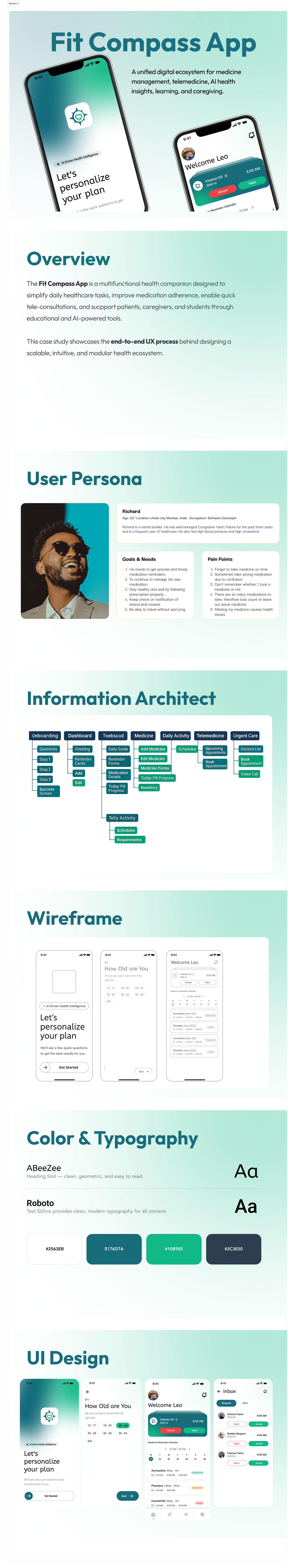 Healthcare Pill Reminder and AI fitness mobile app healthcare healthcare mobile app case study healthcare mobile app design healthcare mobile app ui mobile app mobile app design pill reminder app case study trending healthcare design