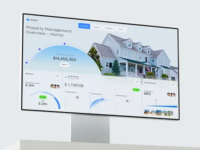 Modern Real Estate Dashboard Design branding design graphic design icon illustration logo minimal ui ux vector