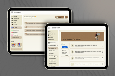 Student Desk Hub — A Calm Corner for Student Productivity 3d animation branding design graphic design illustration interaction design interfacedesign logo motion graphics ui uidesign user experience userexperience userinterface ux