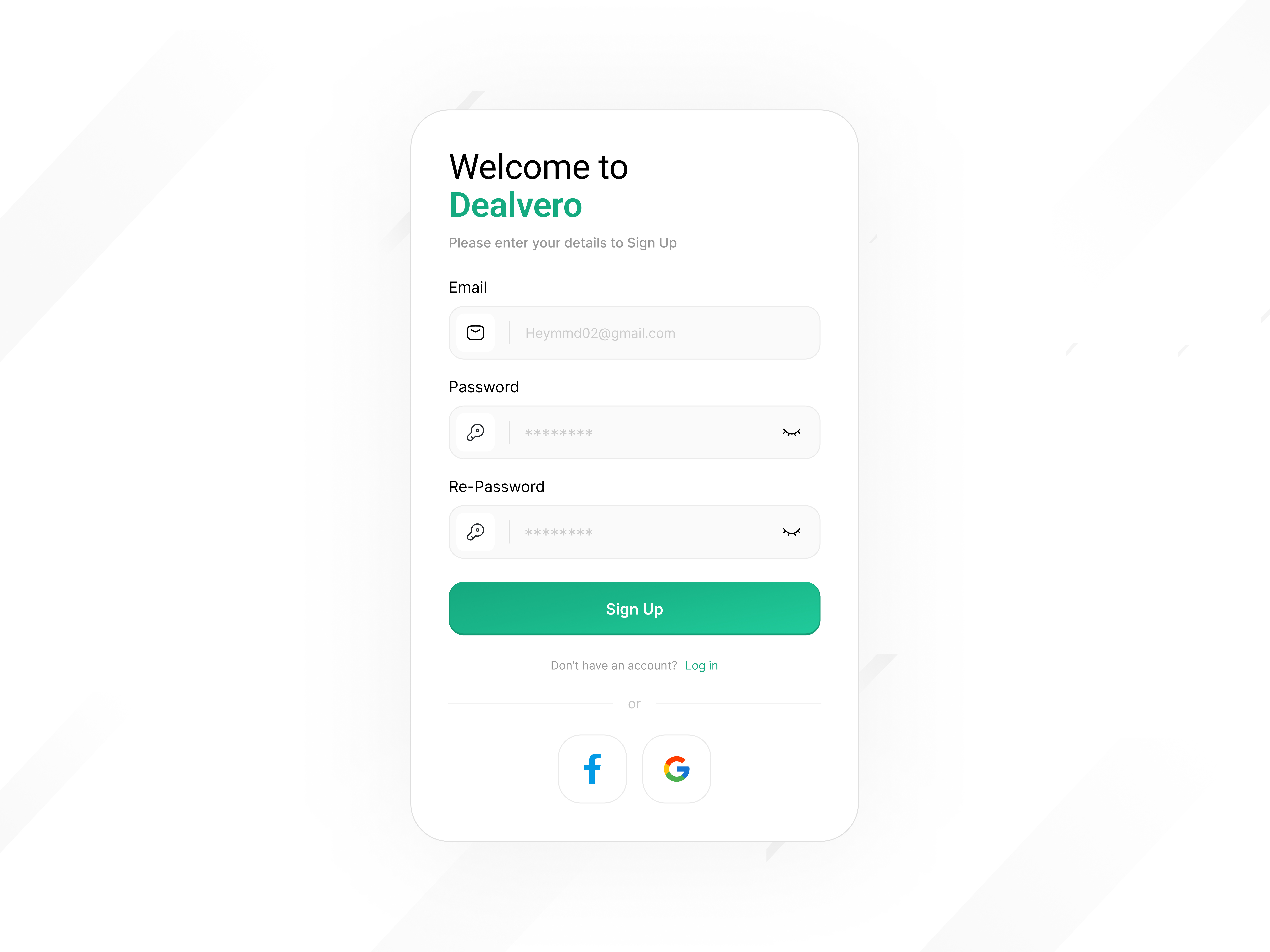 Clean Sign-Up Form appdesign authentication cleanui componentdesign designinspiration figmadesign formdesign inputfields interface loginui minimalui modernui onboarding signup ui uidesign userflow ux uxdesign webapp