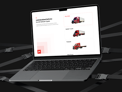 Point Express Logistics - Website design logistic logistic website supply chain supply chain website ui ux webflow website design
