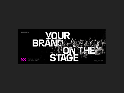 Stage Billboard brand collateral brand messaging brand strategy branding design logo festival identity logo logo design mark music negative space stage symbol