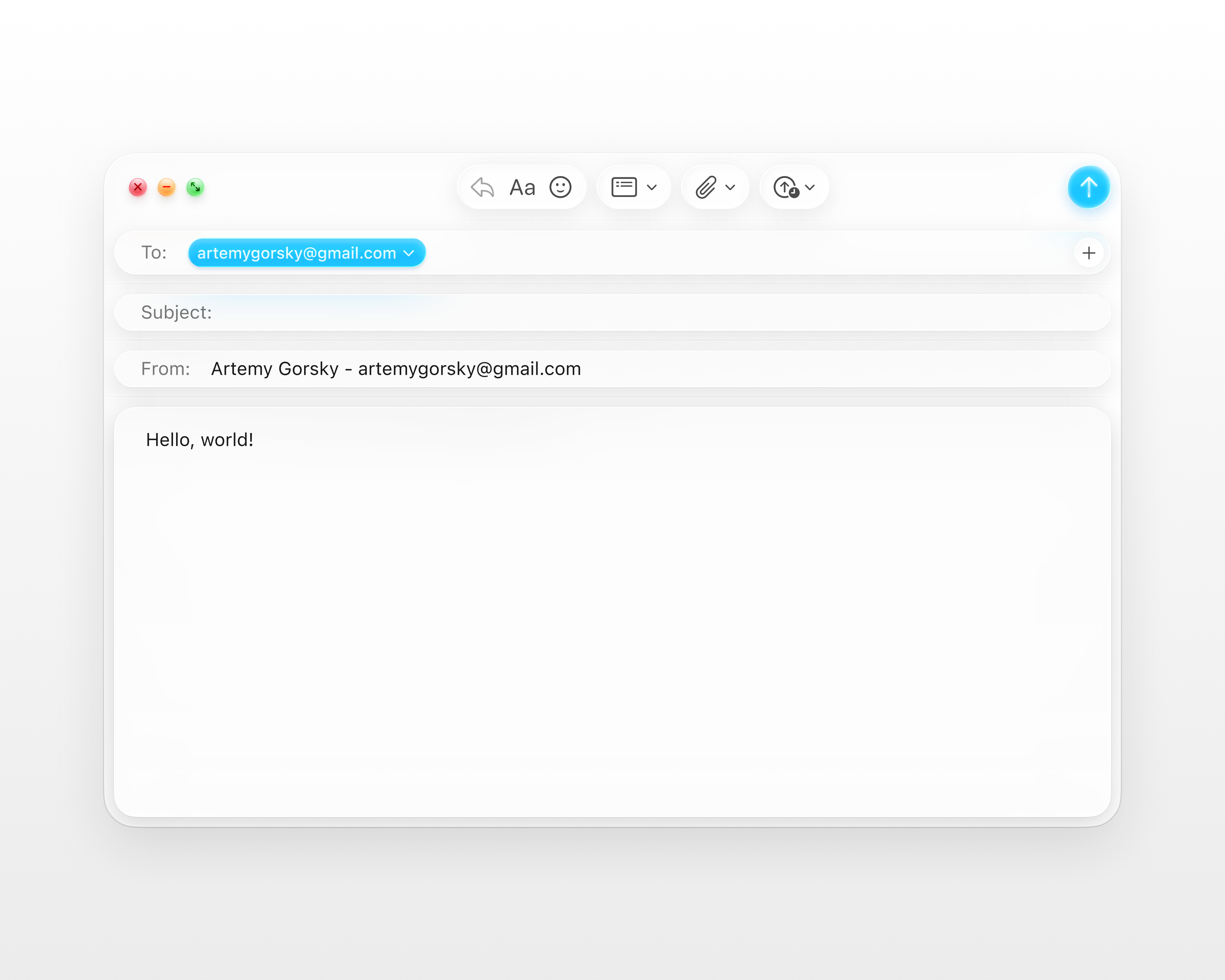 Mail Glass apple design blur effect clean design desktop app email client email design frosted glass glass effect glass ui glassmorphism gmail redesign light mode macos design mail app minimal ui modern ui soft ui translucent transparent ui ui design