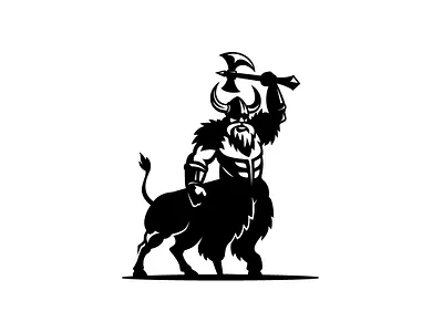 Centaur Viking Logo branding brave business logo contemporary design drawing elegance graphic design illustration logo logoground logomaker spirit ui warrior