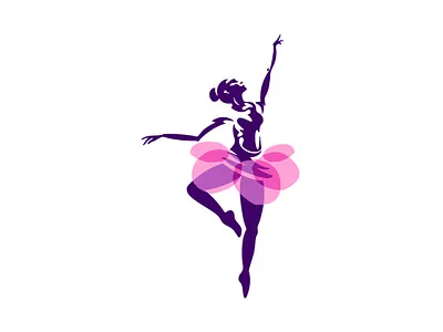 Cherry Blossom Flower Ballerina Logo ballerina branding business logo contemporary dancing design drawing elegance flower graphic design illustration logo logoground logomaker ui