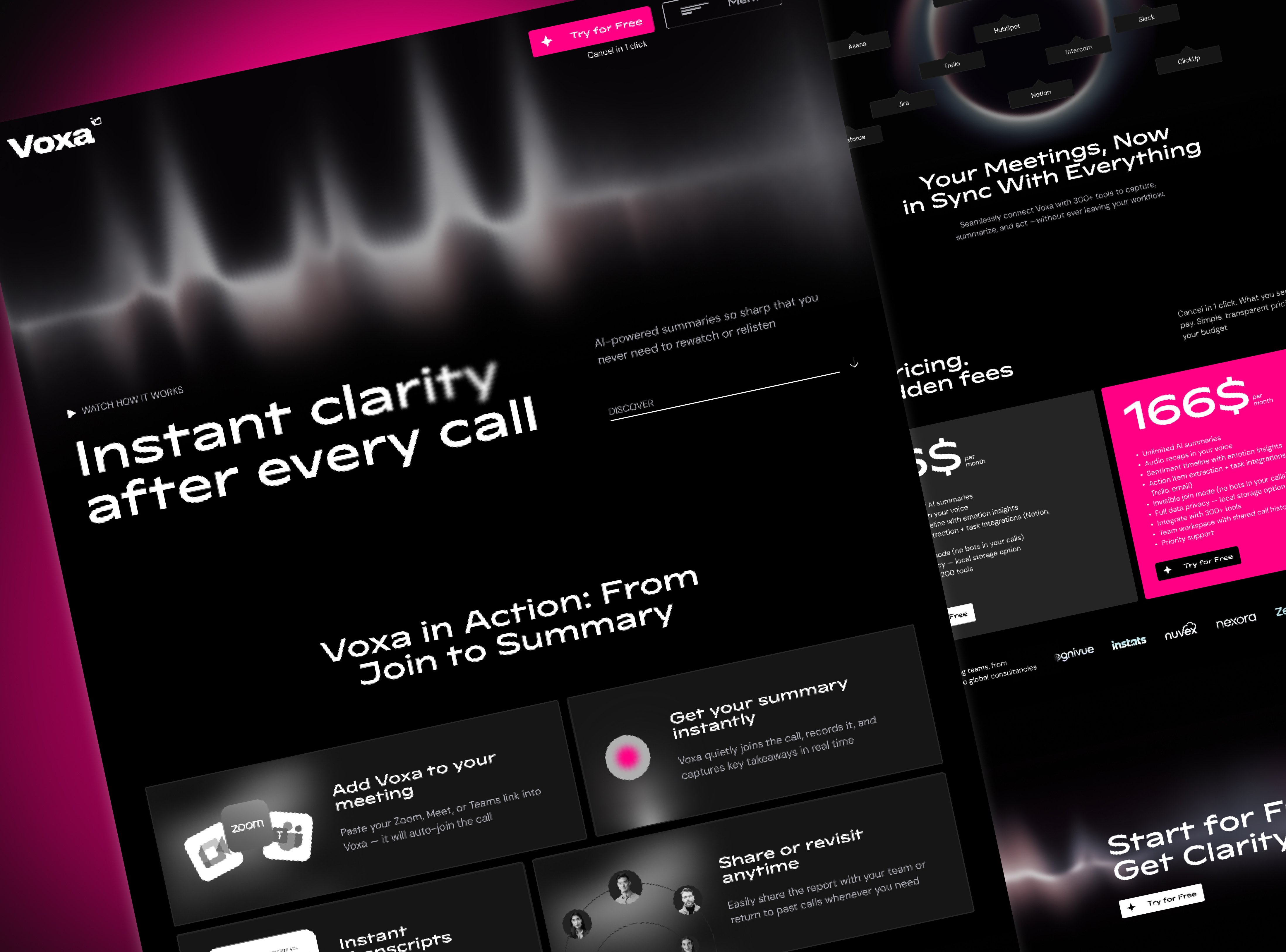 Website for a B2B AI tool ai branding design landing page minimal saas saas website ui ui elements ux uxdesign website ai