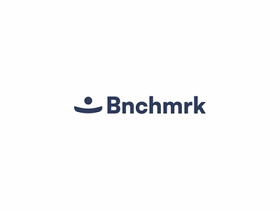 Final logo for Bnchmrk arc balance ball benchmark benchmarks brand branding circle design logo logo design mark minimal minimalist simple symbol