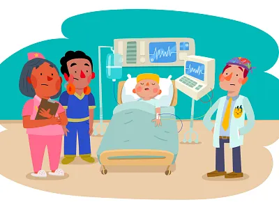 Mexican Childhood Cancer Association awareness brave cancer cartoon character color cute design hope illustration kids