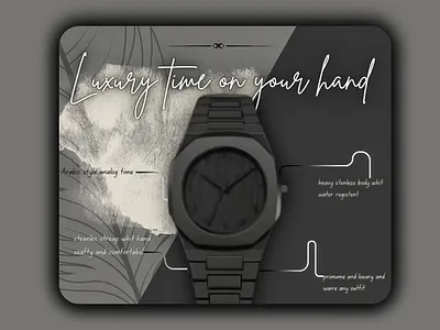 premium product poster design for watch brand branding graphic design poster design poster design for watch brand